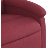  Masažni naslonjač od tkanine crvena boja vina | shoptok.hr