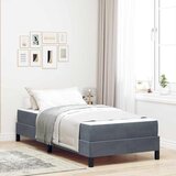  s opruga kutije Tamno siva 90 x 190 cm tkanina | shoptok.hr