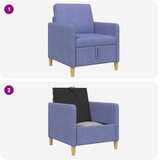 SOFA s pohranom Traper plava 72 x 78 x 87 cm Poliester | shoptok.hr