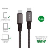 4SMARTS kabel USB-C na USB-C PremiumCord 100W 1,5m črn Cene