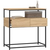  Konzolni stol boja hrasta sonome 75x40x75 cm konstruirano drvo | shoptok.hr