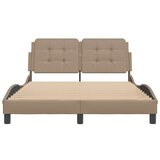  Okvir za krevet s uzglavljem cappuccino 140x200 cm umjetna koža | shoptok.hr