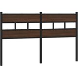 vidaXL Uzglavlje smeđa boja hrasta 160 cm čelik i konstruirano drvo | shoptok.hr