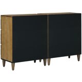  Kreveta 2 kom. 60 x 33 5 x 75 cm Čvrsto drvo manga Smeđa - Smeđa | shoptok.hr