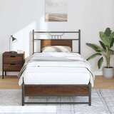  Okvir kreveta bez madraca smeđa boja hrasta 80x200 cm drveni | shoptok.hr