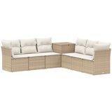  Set sofe 7 kom. Bež i krem bijela 234 x 234 x 85 cm | shoptok.hr
