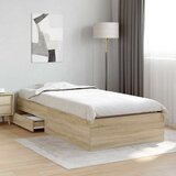  Krevetna konstrukcija Smeđa 90 x 190 cm Konstruirano drvo | Eponuda.com