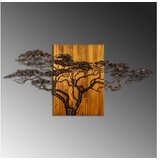 Wallity acacia tree - 329-A multicolor decorative wooden wall accessory | Eponuda.com