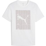 Puma Majice s kratkimi rokavi Graphics Wording Bela | Shoptok.si