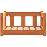 Krevet za psa Vosak smeđa 55 x 45 x 28 cm Čvrsto borovo drvo | Eponuda.ba