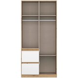 Rauch Möbel omara s klasičnimi vrati, bela, hrast artisan | Shoptok.si