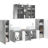  Set namještaja za kupaonicu 6 kom. Betonska siva | shoptok.hr