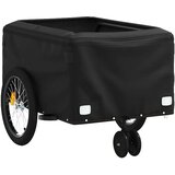 Prikolica za bicikl crno-žuta 30 kg željezna | shoptok.hr