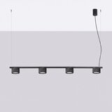 Sollux Lestenec AURA 4 črna Gx53, (5000285180) | Shoptok.si