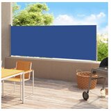  Zložljiva stranska tenda za teraso 180x500 cm modra | Shoptok.si