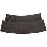  Vrtni barski stol smeđi 120 x 55 x 110 cm od poliratana | Eponuda.com