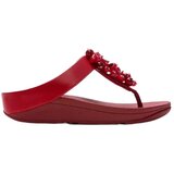 Fitflop Japonke NATIKAČI FINO BEAD-CLUSTER Rdeča Cene