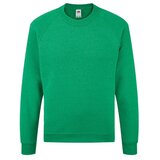 Fruit Of The Loom Zielona bluza dziecięca Raglan Sweat Cene
