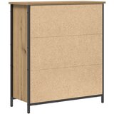 vidaXL Sideboard Artisan Oak Šperploča i metal Srednji | shoptok.hr