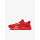 Puma Red Mens Running Sport Sneakers Flyer Lite For All - Men
