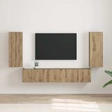 TV zidni ormar 2 pcs Umjetnička hrastovina 30 x 31 x 80 cm | shoptok.hr