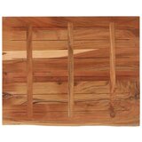 vidaXL Stolna ploča 110x80x3,8 cm pravokutna bagremovo drvo živi rub | shoptok.hr