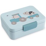 Done By Deer posodica za shranjevanje Tiny farm z razdelilnikom blue | Shoptok.si
