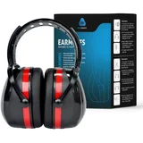 Izboljšane glušnike za zmanjševanje hrupa - 33 dB za streljanje, spanje Black+Red, (5000116646)