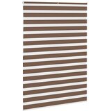 Zebra zavjesa Smeđa 160x200 cm Širina tkanine 155,9 cm Poliester | Shoptok.si