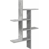 vidaXL Zidna polica Betonska siva 61 x 15 x 102 cm Konstruirano drvo - Betonska siva | shoptok.hr