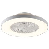 QAZQA Stropni ventilator bel z efektom zvezde, ki ga je mogoče zatemniti - Climo | Shoptok.si