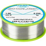  ISO-Core ''Clear'' SAC305 spajkalna palica tuljava Sn96\,5Ag3Cu0\,5 0.250 kg 1 mm, (20428781) | Shoptok.si