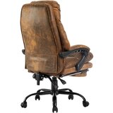 MID.YOU PISARNIŠKI STOL kovina, umetna masa, tekstil rjava, črna | Shoptok.si