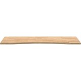  Ploča za radni stol 140x50x2,5cm netretirane masivne hrastovine | shoptok.hr