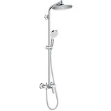 Hansgrohe Crometta S 240 kompletni tuš sistem usponski sa baterijom za ručni tuš i nadglavnim tušem 27269000 | ePonuda.com