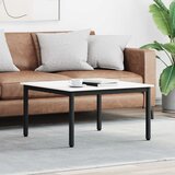  Kava Stol Bijelo 80 x 80 x 45 cm Čvrsto borovo drvo | shoptok.hr