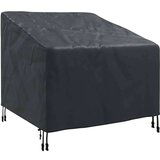 vidaXL Pokrov za vrtn stol Črna 90 x 90 x 50 / 75 cm 600D tkanina | Shoptok.si
