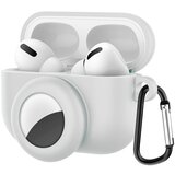 Venisymlis Držalo AirTag za ohišje AirPods Pro, silikonski ovitek z režo za obesek za ključe, (22102541) | Shoptok.si
