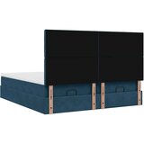  Okvir kreveta s madracima tamnoplavi 160x200cm baršunasti | shoptok.hr