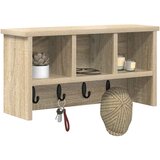  Vješalica za kapute na zidu Zidne Sonoma hrast 50 x 16 x 26 cm | shoptok.hr