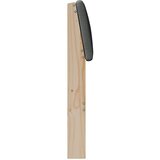  Tapecirani uzglavlje Tamno siva 160 cm Čvrsto borovo drvo | shoptok.hr