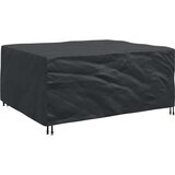 vidaXL Prevleka za zunanje pohištvo Črna 200 x 160 x 70 cm 210D | Shoptok.si