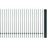  Zavarena žičana ograda s postom 50 x 1,5 m Zelena Mreža | shoptok.hr