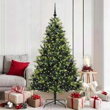 vidaXL Umretni zložljivi božični drevesnik s 300 LED diodami 180 cm | Shoptok.si
