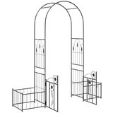  Vrtni Luk Jednobojno Crna 203 x 50 x 218 cm | shoptok.hr