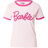 Wrangler Majica 'BARBIE' roza / roza