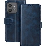 AVIZAR Etui Honor 600 Lite z usnjenim učinkom, s prostorom kartice in funkcijo stojala, Nočno modra, (5000275009) | Shoptok.si