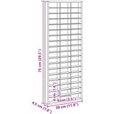  Ormar za izlaganje na zidu s policom Zidne Bež 30 x 4,5 x 75 cm | Eponuda.com