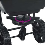  Ročni posipalec soli PVC in jeklo 80x46x75 cm 15 L - - Bela - 6.4 - 2025--TOPSELLER | Shoptok.si