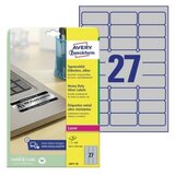 Zweckform Etikete l6011 63,5x29,6mm 1/20 srebrna | Shoptok.si